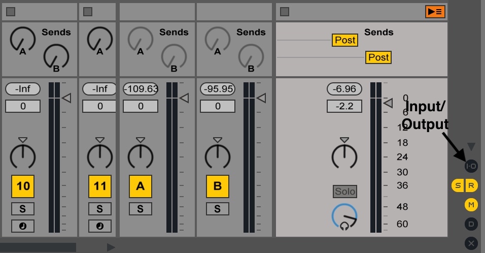 Ableton Master Section